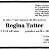 Weber Regina 1911-2002 Todesanzeige